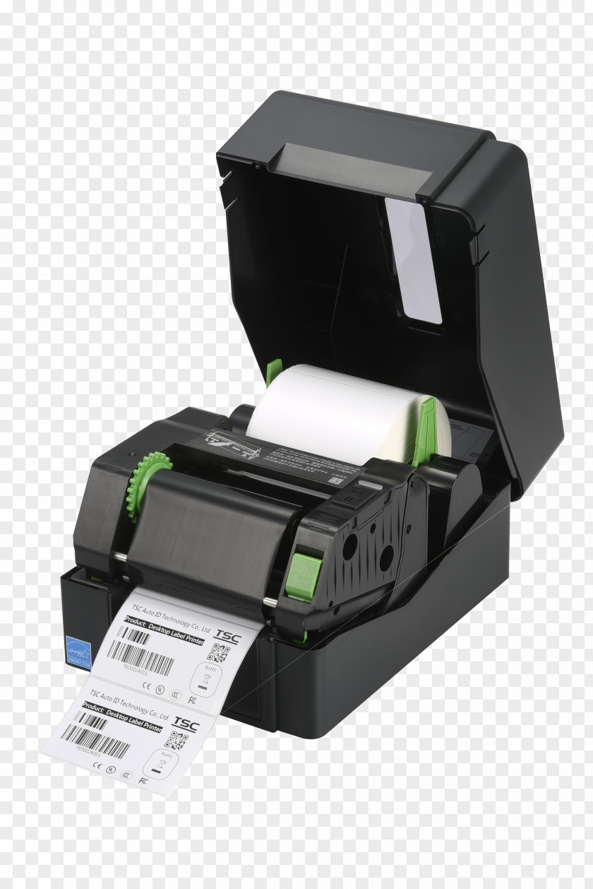 Printer Barcode Thermal-transfer Printing Label PNG