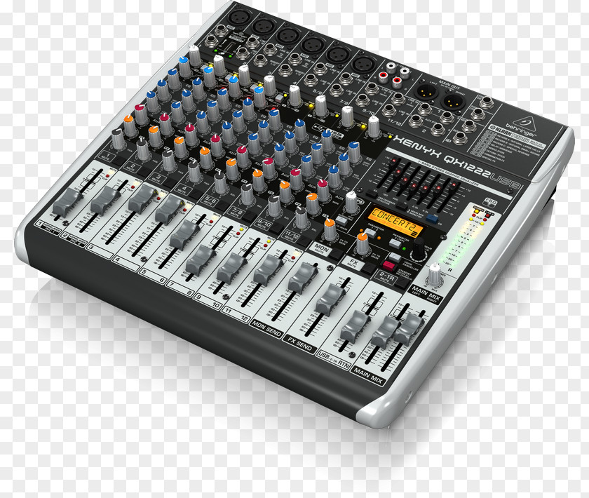 Behringer Xenyx QX1222USB Audio Mixers 802 PNG