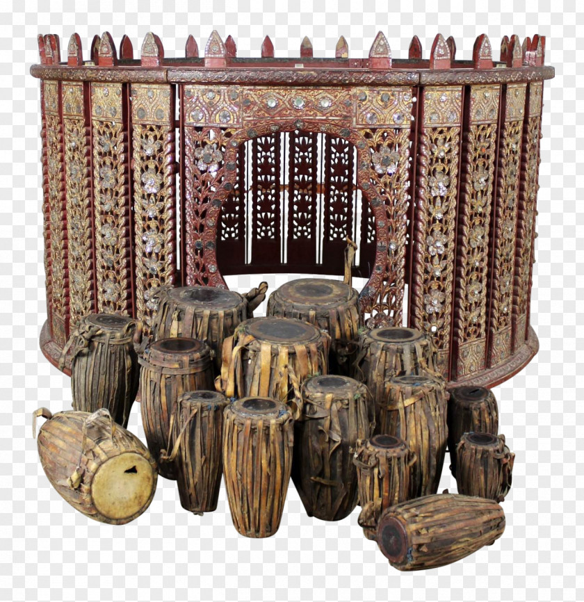 Drum Pyu City-states Percussion Burma Carving PNG