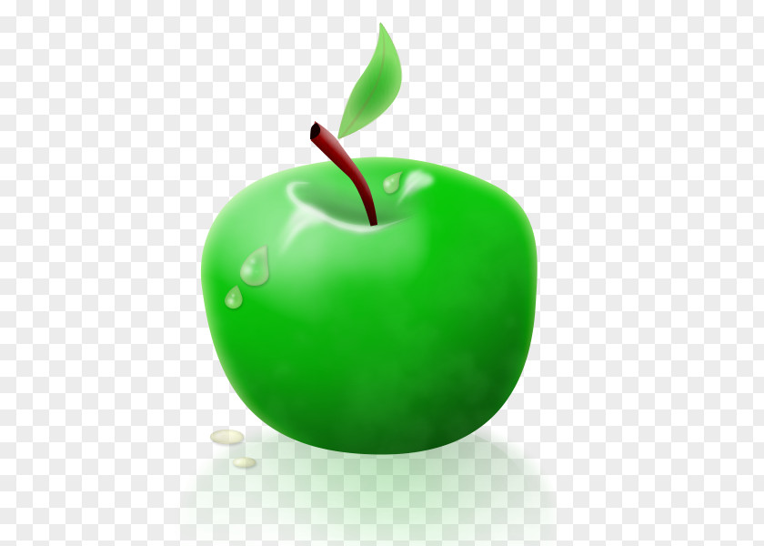 Green Crystal Apple Granny Smith PNG