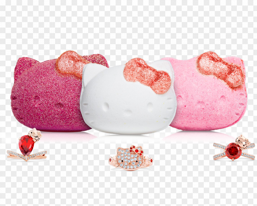 Hello Kitty Bath Bomb Bathing Fragrant Jewels Spa PNG