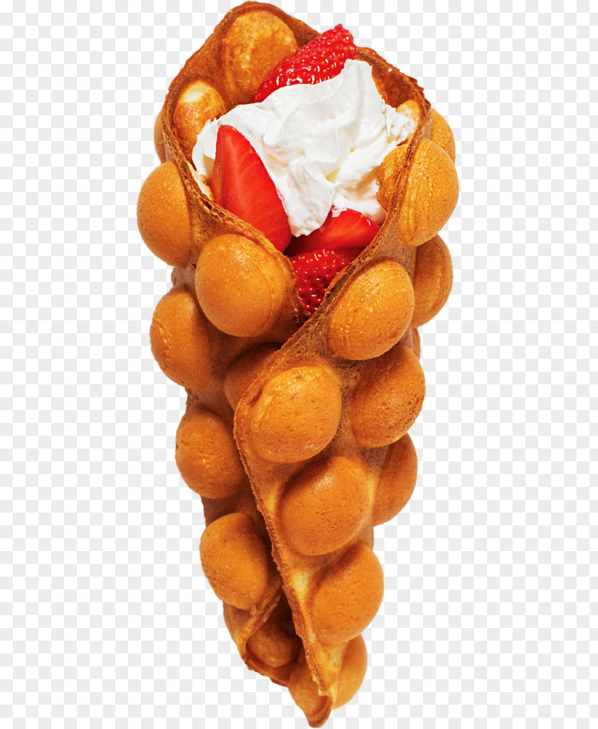 Ice Cream Egg Waffle Stuffing Chinese Cuisine PNG