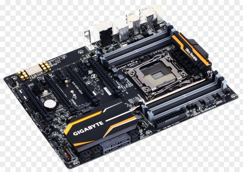 Intel X99 Motherboard LGA 2011 Gigabyte GA-X99-UD4 PNG