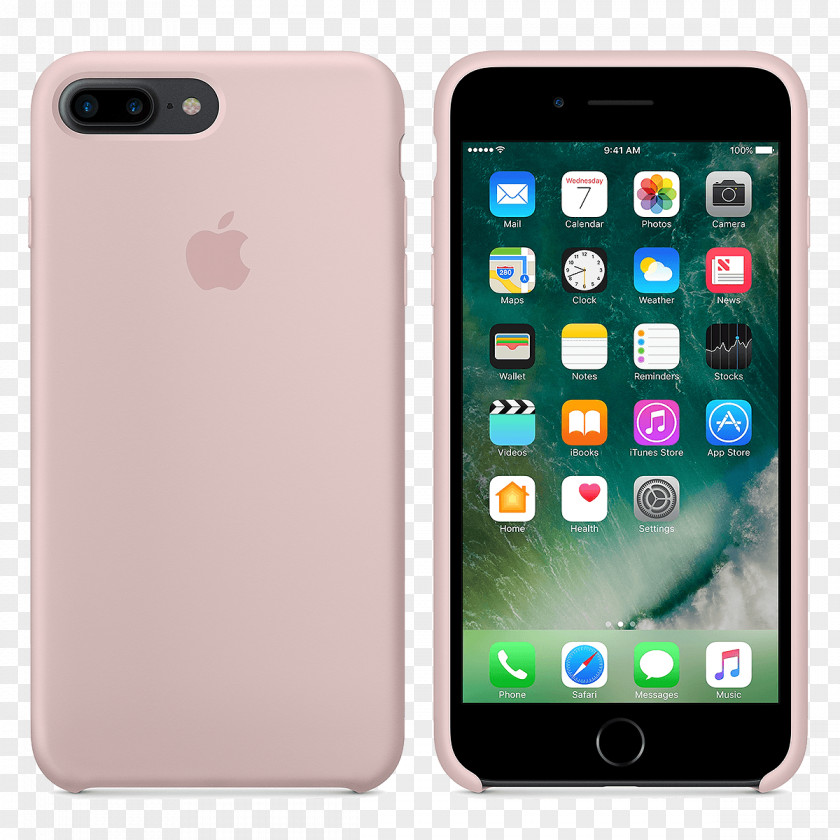 Iphone Pink Apple IPhone 7 Plus 8 6 5 PNG