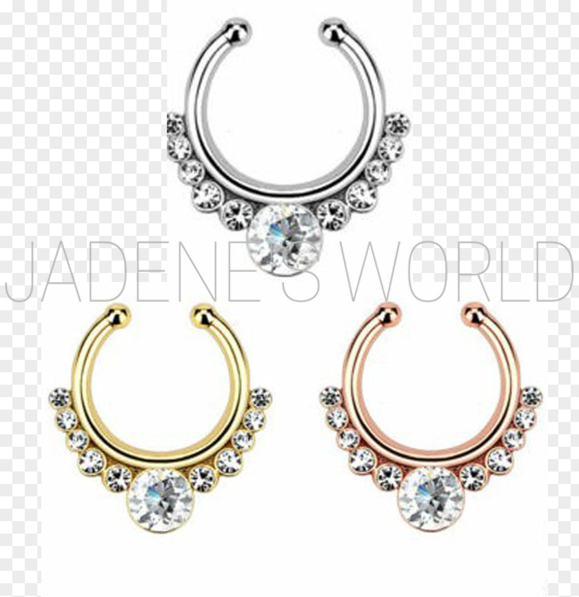 Jewellery Earring Septum Piercing Nose Body PNG