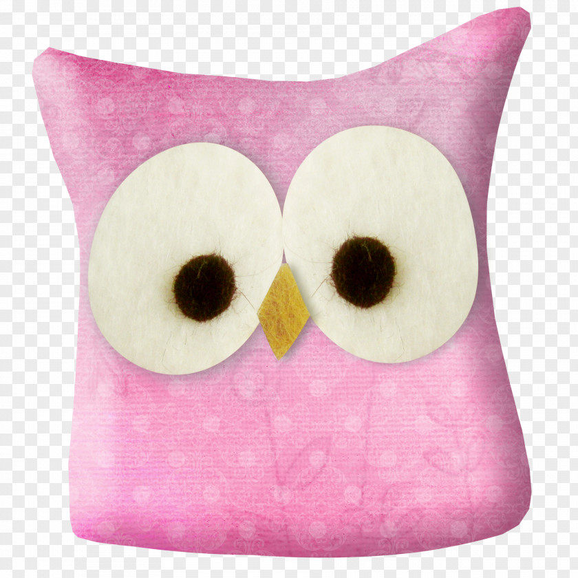 Pillow Throw Pillows Owl Cushion PNG