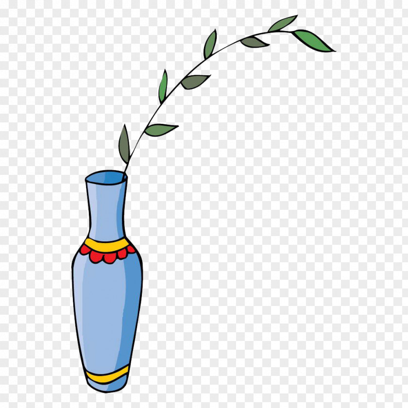 Vase Cartoon Illustration PNG