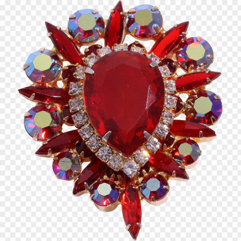 Brooch Jewellery Ruby Gemstone Clothing Accessories PNG