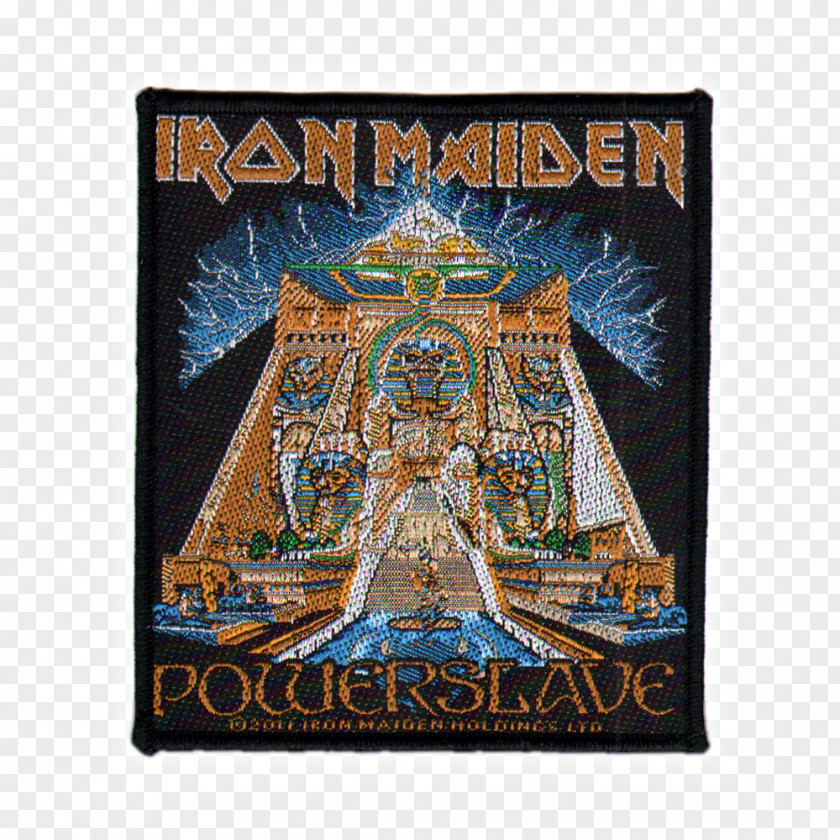Maiden Iron Powerslave Embroidered Patch Eddie Killers PNG