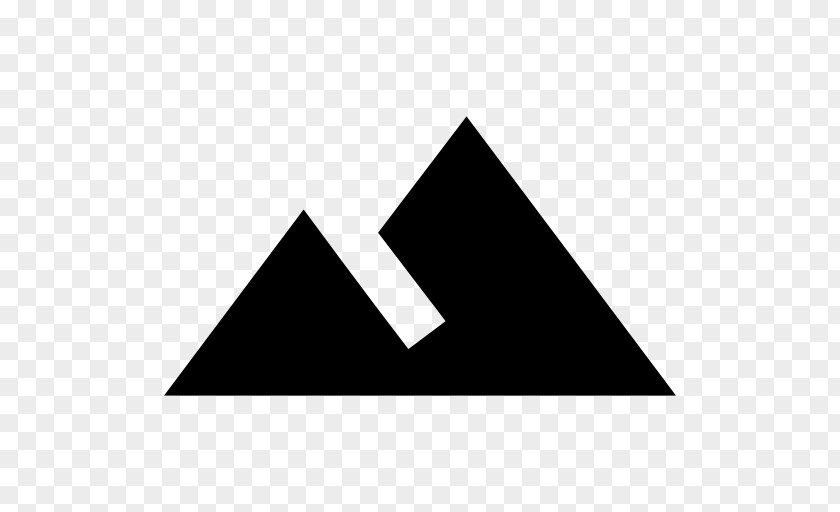 Material Design Mountains Terrain Mountain Range Les Trois Vallées Logo PNG