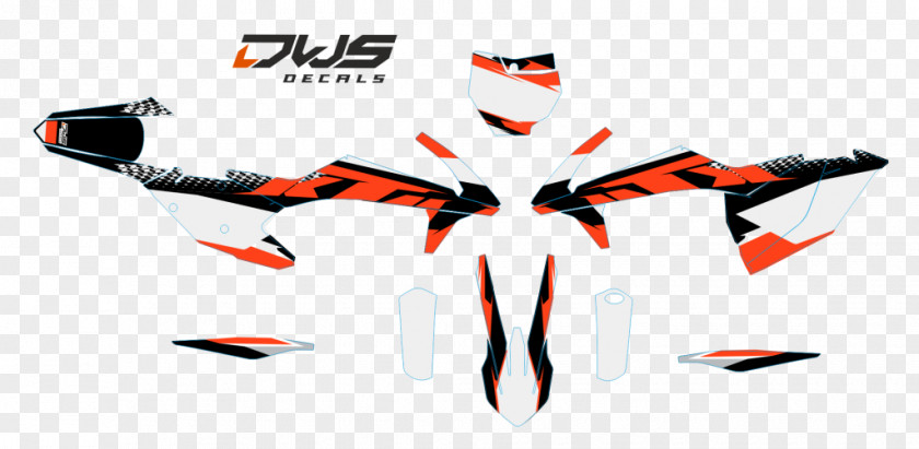 Motorcycle KTM 350 SX-F Decal 125 EXC 250 PNG
