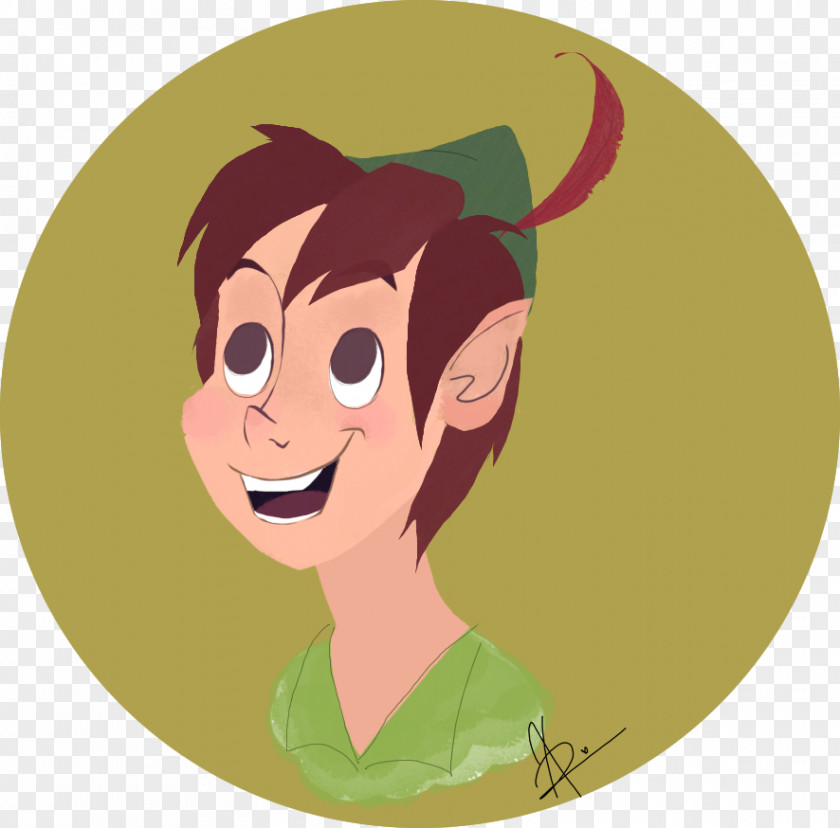 Peter Pan Drawing Art Portrait Face PNG