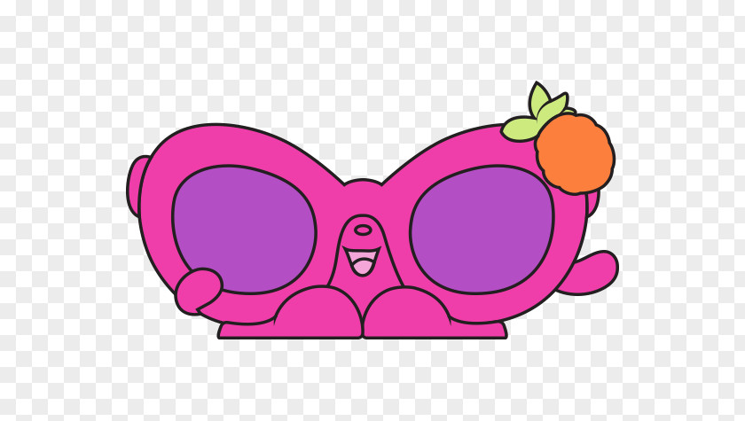 Summer Pool Party Clip Art Pink Toy Sunglasses PNG