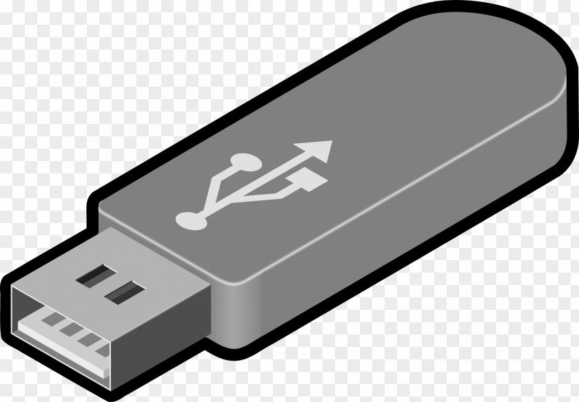 USB Laptop Flash Drives Clip Art PNG