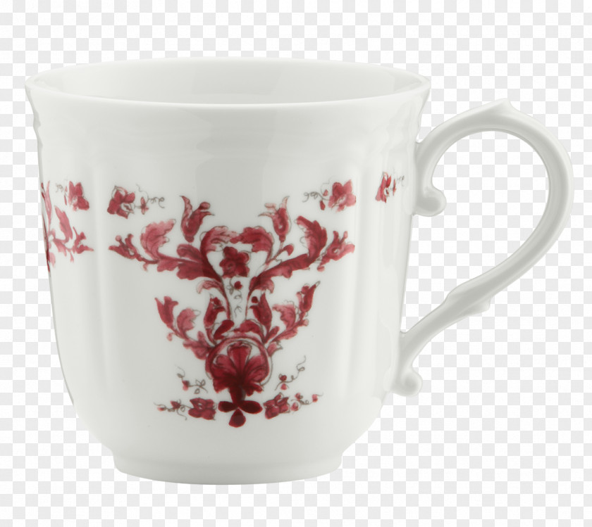 Mug Doccia Porcelain Coffee Cup Meissen PNG