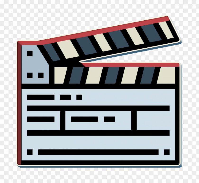Cinema Icon Clapperboard Film Director PNG