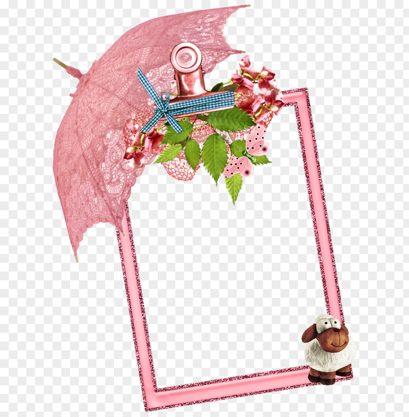 Dew Picture Frames Character Flower Pink M Fiction PNG
