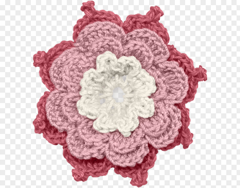 Dlf Crochet Wool Doily Textile PNG