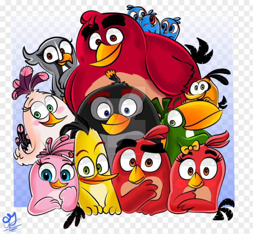 Flock Angry Birds Stella Friends Go! PNG