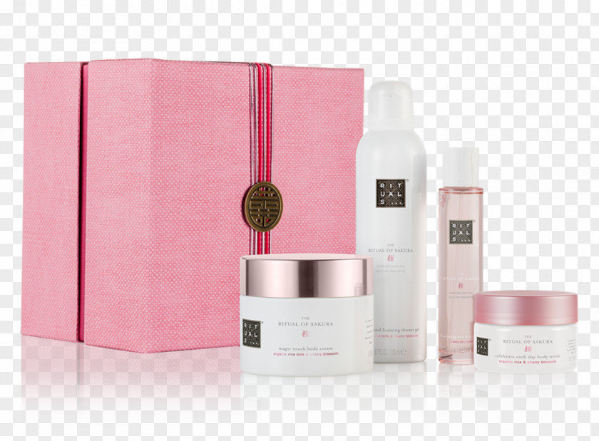 Gift Rituals... The Ritual Of Sakura Body Cream Rite Purification PNG