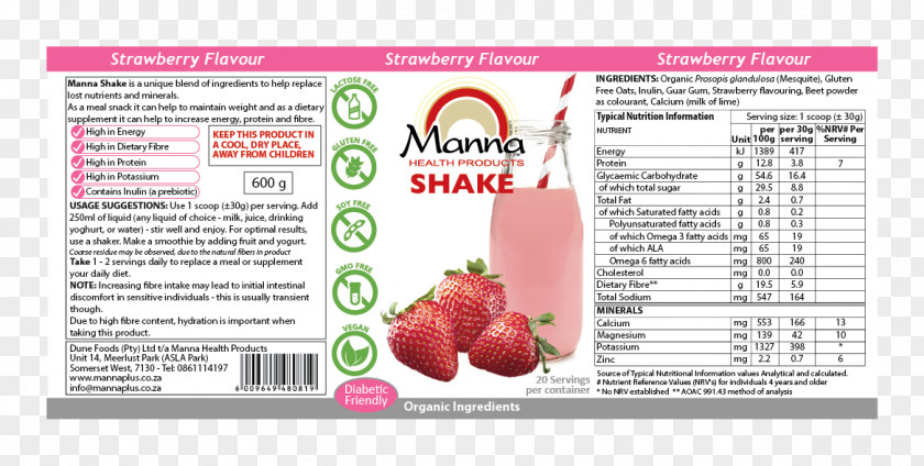 Strawberry Diet Food Brand Superfood PNG