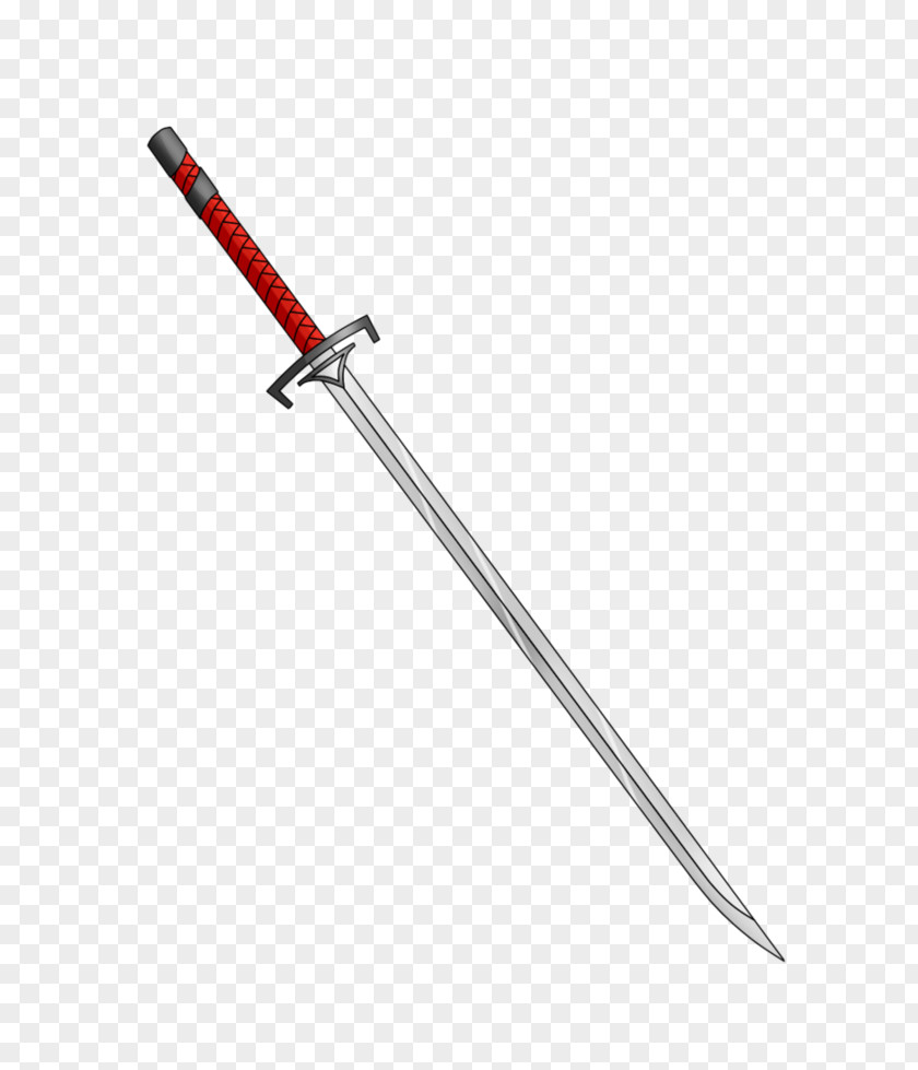 Sword Katana Weapon Sticker PNG