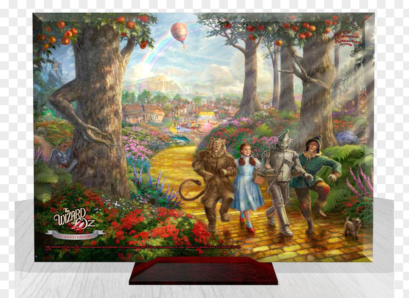 Thomas Kinkade Jigsaw Puzzles Scarecrow The Tin Man Yellow Brick Road Wizard Of Oz PNG