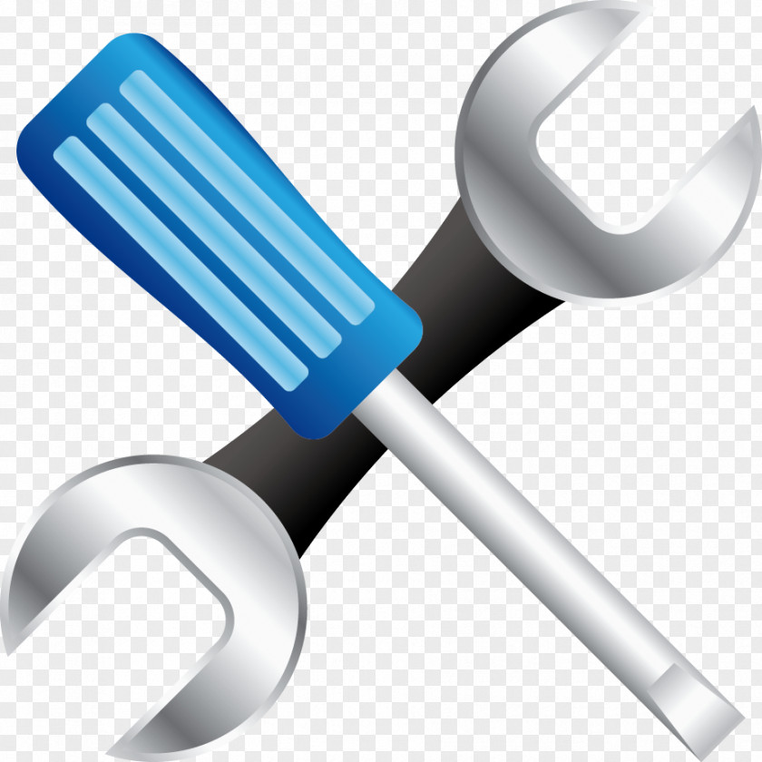 Cartoon Wrench Tool Adjustable Spanner PNG