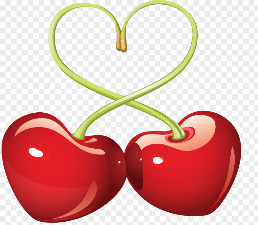 Cherry Sweet Love Heart PNG