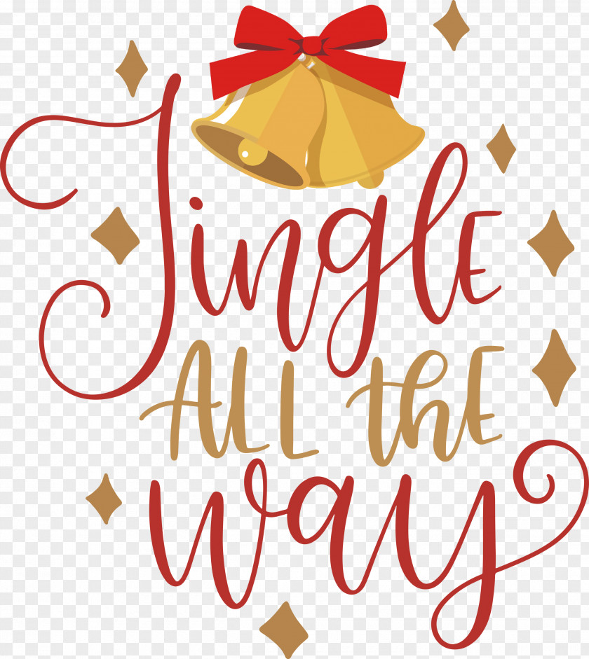 Jingle All The Way Christmas PNG