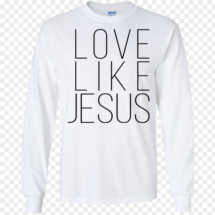 Love Jesus Long-sleeved T-shirt Hoodie PNG