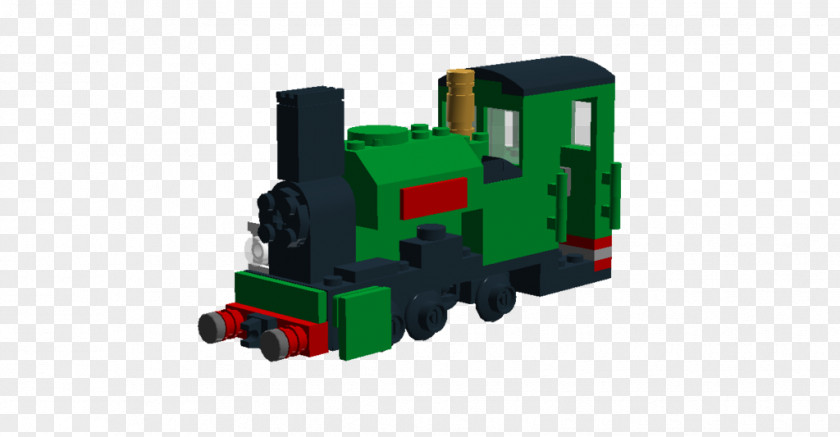 Narrow Gauge Railway LEGO Train Locomotive Digital Art PNG