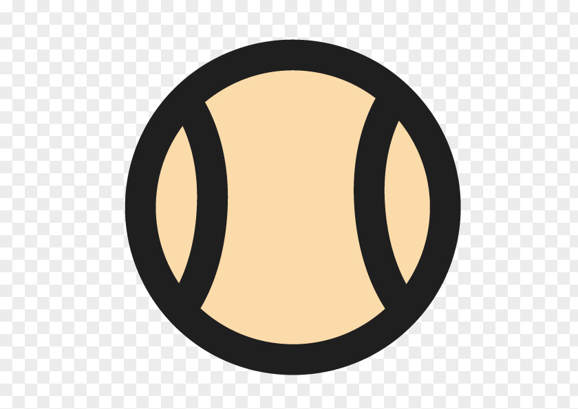 Vector Flat Painted Baseball Icon PNG