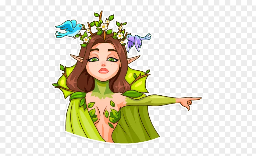 Fairy Sticker Nymph Telegram Mermaid PNG