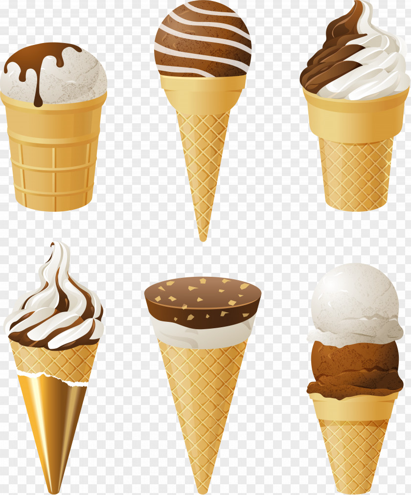 Ice Cream Cones Dessert Chocolate PNG