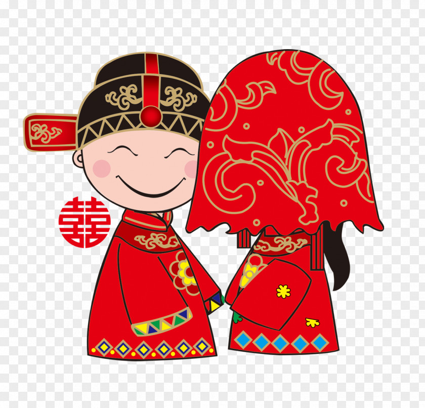 Married Doll Bridegroom Cartoon PNG