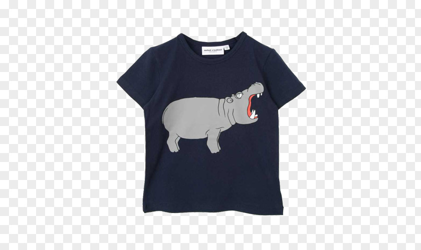 T-shirt Sleeve Shoulder Hippopotamus Mini Rodini PNG