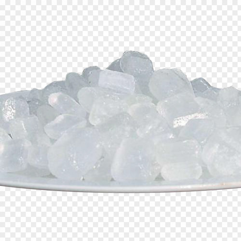 A Bowl Of White Rock Sugar Candy Stick Crystal PNG