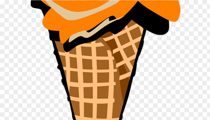 Dairy Sorbetes Ice Cream Cone Background PNG