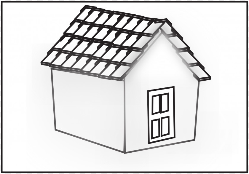 House Roof Cliparts Black And White Clip Art PNG