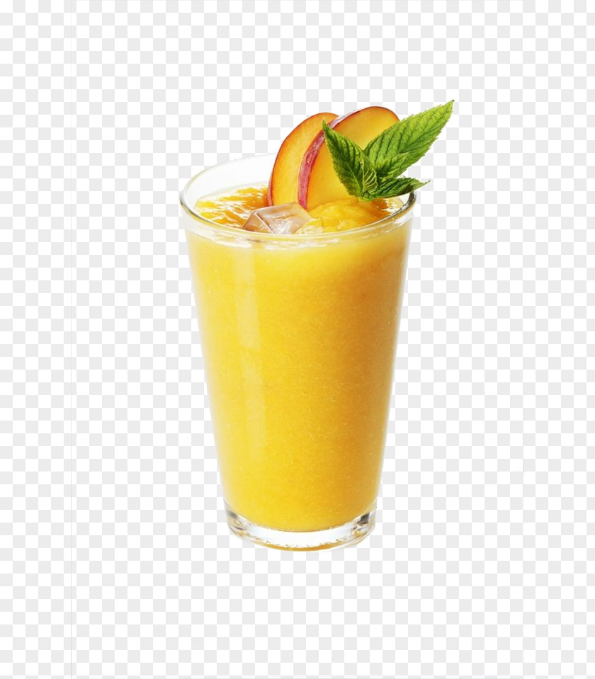 Juicy Peach Juice Smoothie Breakfast Health Shake PNG
