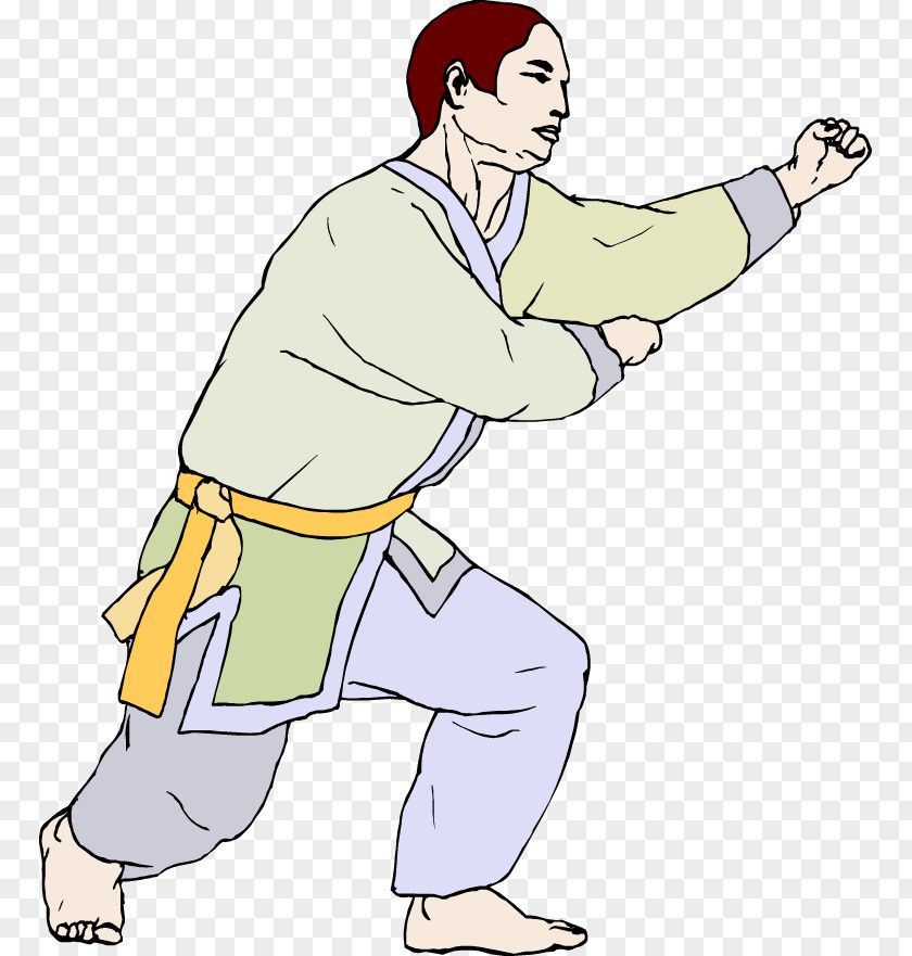 Taiji Stopped Moving Hammer Dobok Tai Chi Bajiquan Illustration PNG