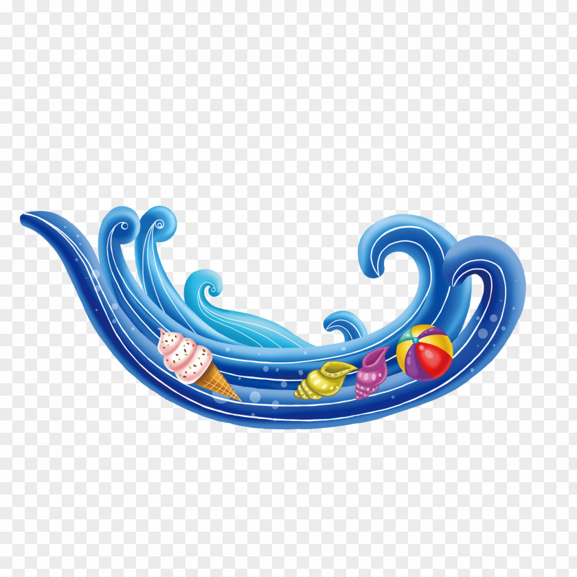 Wave Sea Cartoon Poster Wind PNG