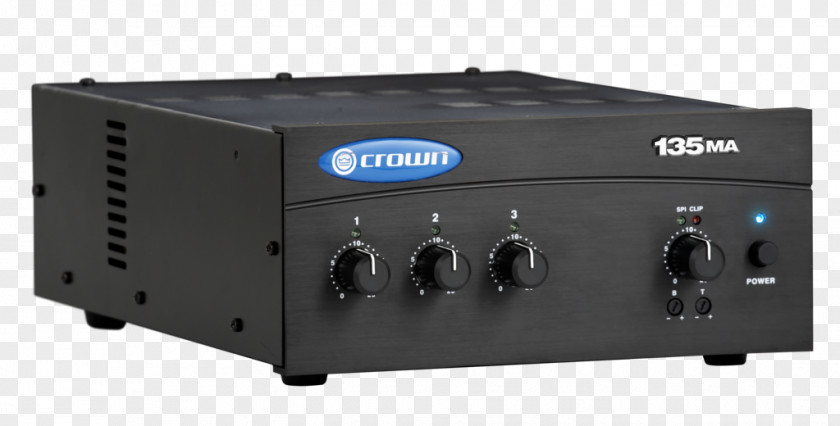 Amplifier Bass Volume Audio Power Microphone Mixers Crown International PNG