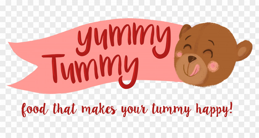 Yummy Logo Cartoon PNG