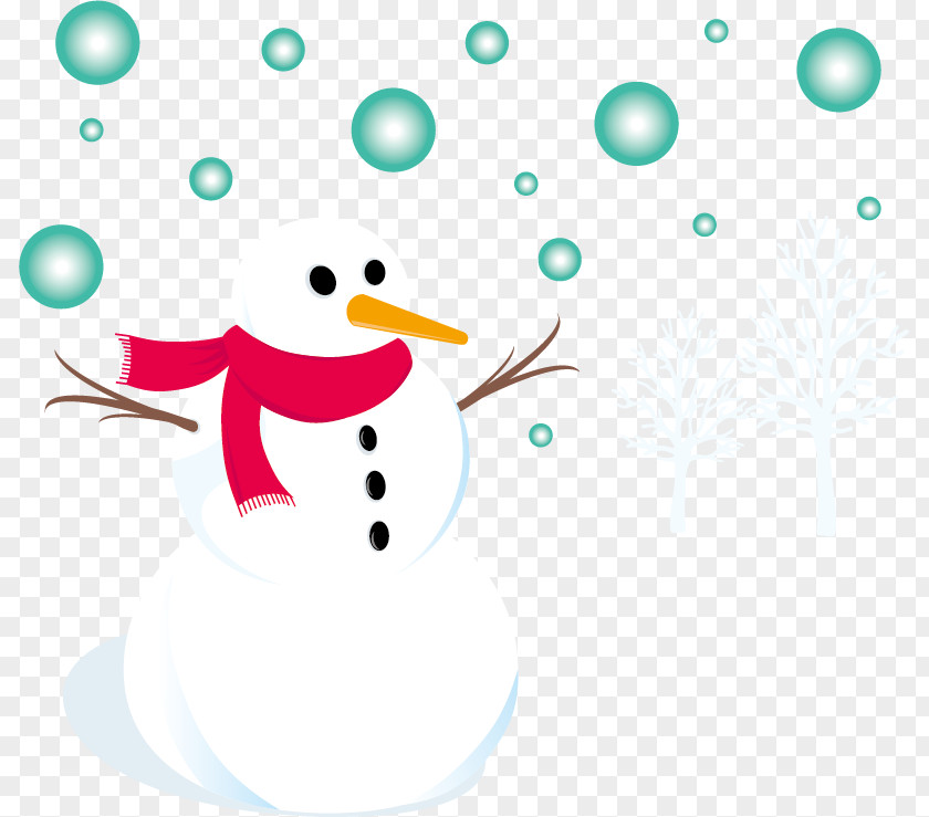 Fat Snowman Light Clip Art PNG