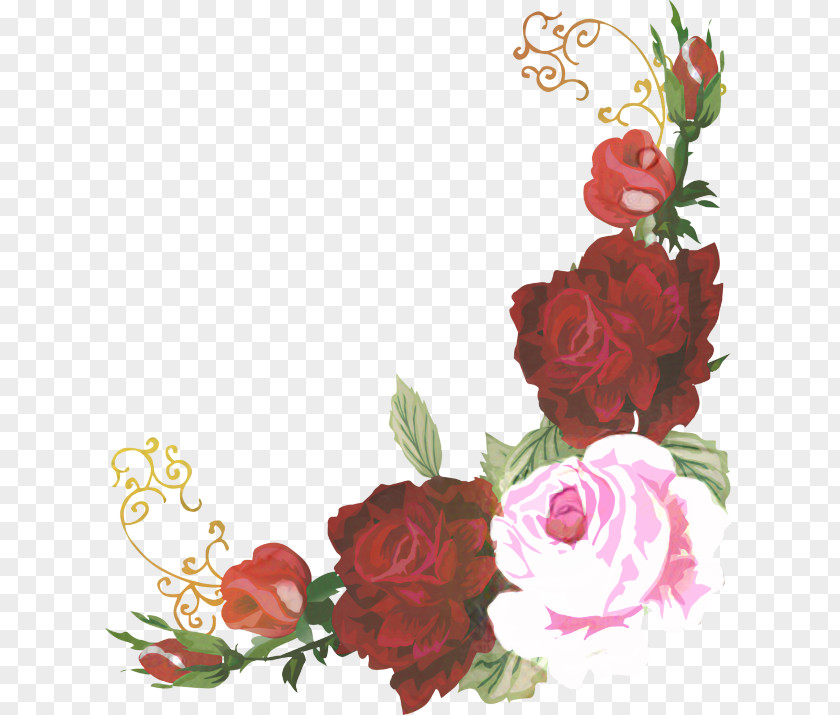 Floribunda Artificial Flower Floral Wedding Invitation Background PNG