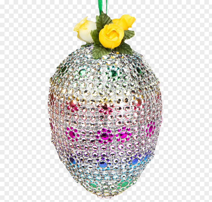 Folia Easter Egg Christmas Ornament PNG