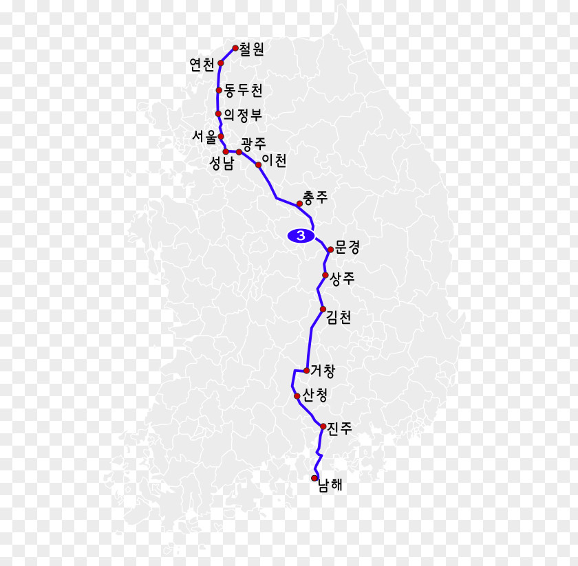 South Korean Flag National Route 3 Highways Of Korea Chosan County Cheorwon Namhae PNG