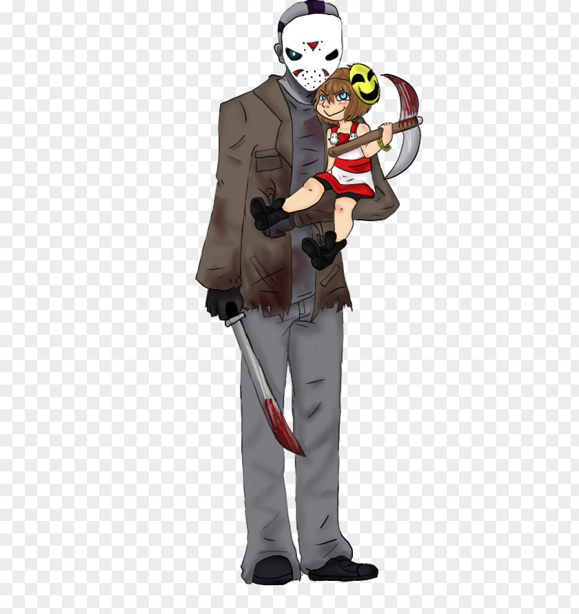 Dad And Daughter Cartoon Supervillain Costume Mascot PNG